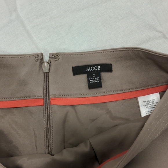 Cotton blend pencil skirt - Picture 5 of 7